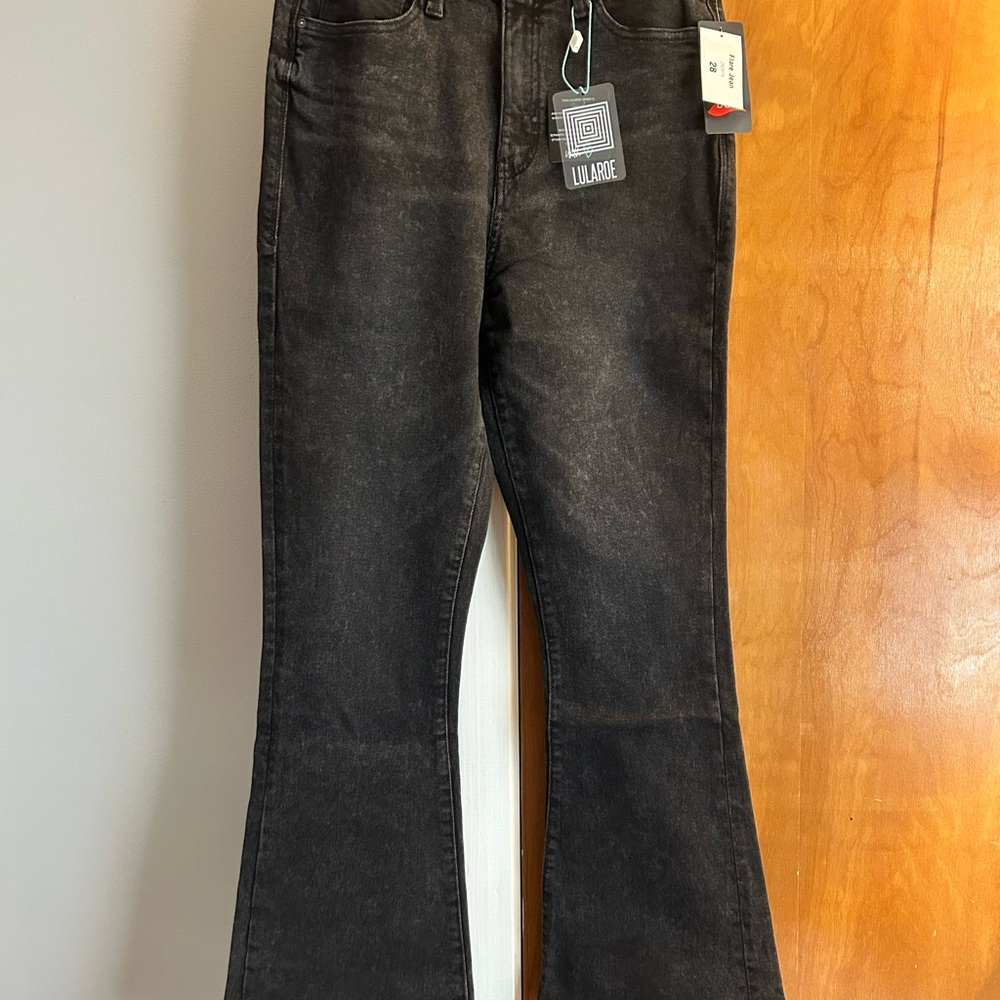 Women's Flare Black Jeans